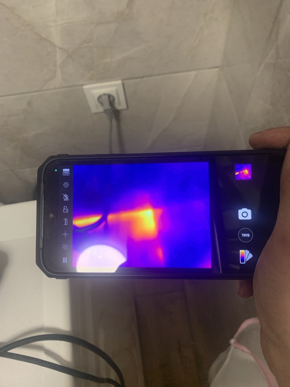 Detection wycieku termowizja